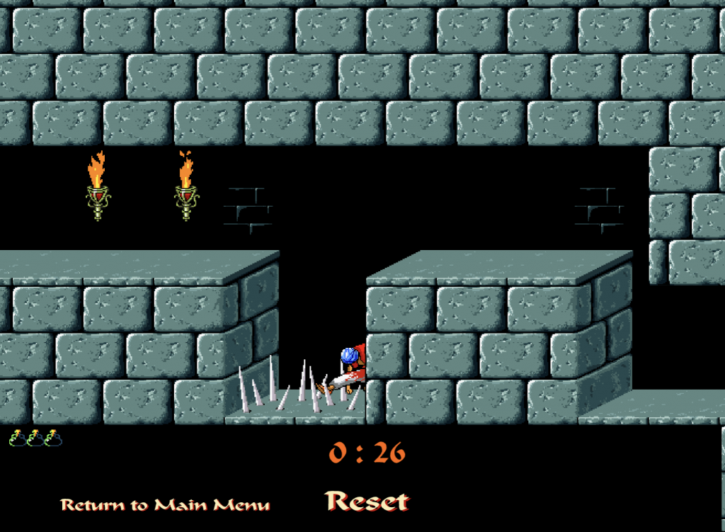 Prince of Persia Game Over 
